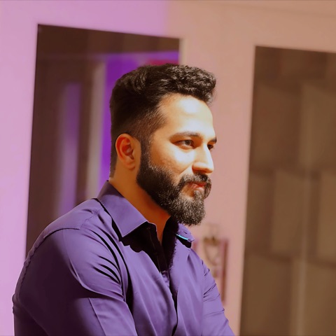 Krishan Saini, side profile